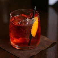 Hotový drink Negroni