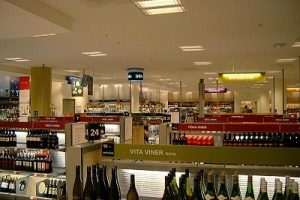 Státem vlastněná samoobsluha na prodej alkoholu ve Švédsku